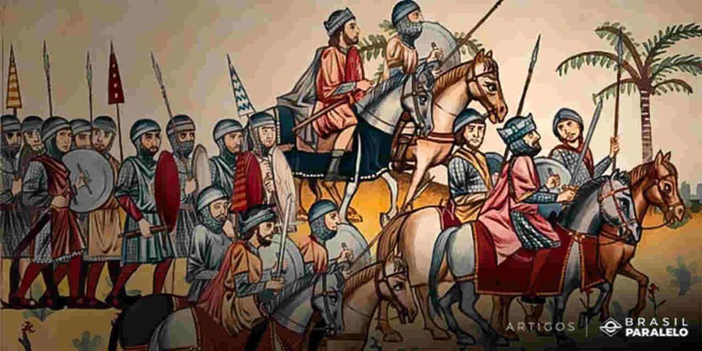 visigodos em batalha na península ibérica
