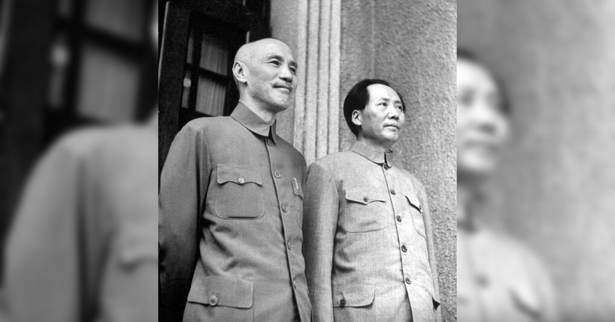 última reunião entre Chiang Kai-sehk e Mao Tsé Tung