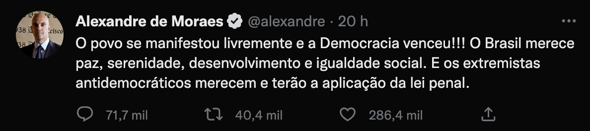 Alexandre de Moraes sobre as hostilidades que sofreu em Nova York
