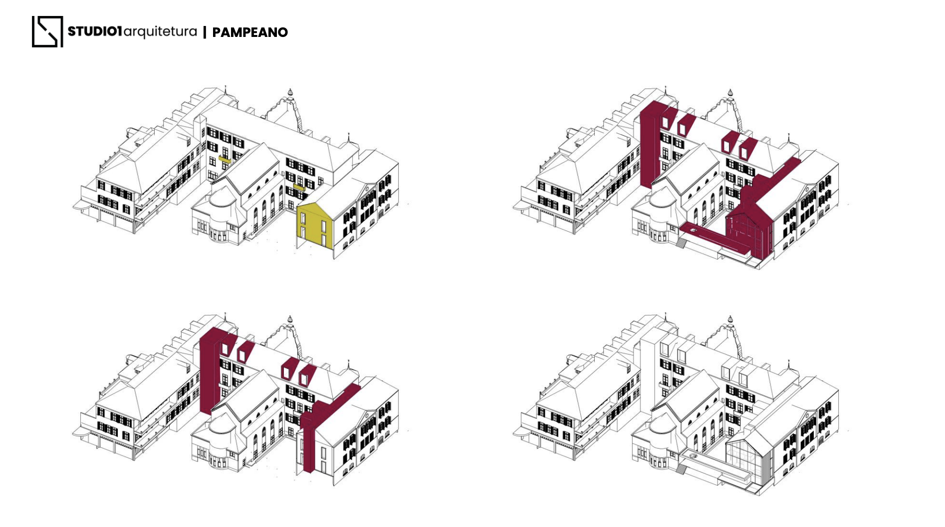 Escola conservadora pampeano em Porto alegre ampliada para ensino fundamental e médio