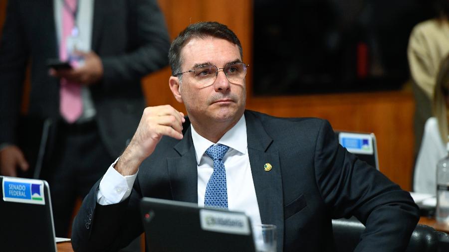 O senador Flávio Bolsonaro