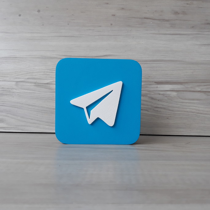 Imagem 1 - Mídias Sociais - Simbolo Telegram - mdf