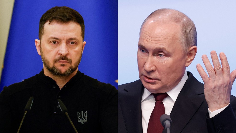 Zelensky afirma estar disposto a ter conversas diretas com Putin | Ucrânia  e Rússia | G1