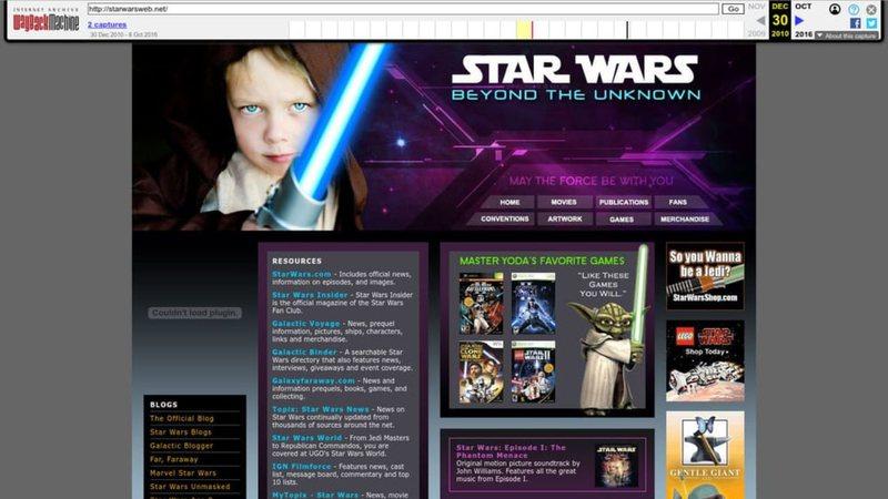 Site de fãs de Star Wars utilizado pela CIA - Reprodução/Ciro Santilli