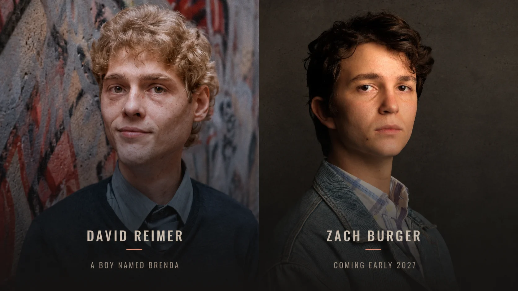David Reimer é interpretado por Zach Burger no novo filme da Brasil Paralelo