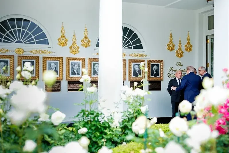 Trump e Lula durante tour na Casa Branca. Imagem: Ricardo Stuckert.