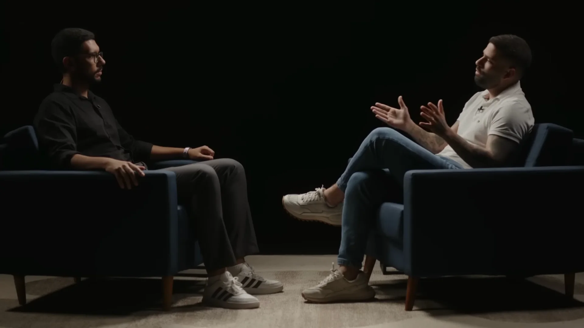 Krawk durante entrevista exclusiva à Brasil Paralelo.