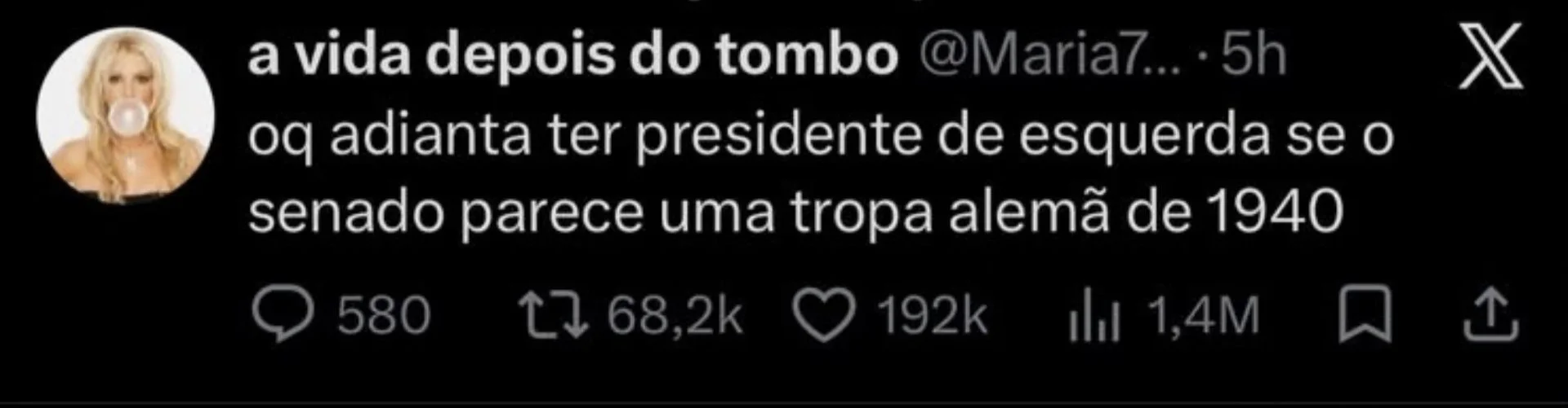 Comentário de esquerda sobre as eleições