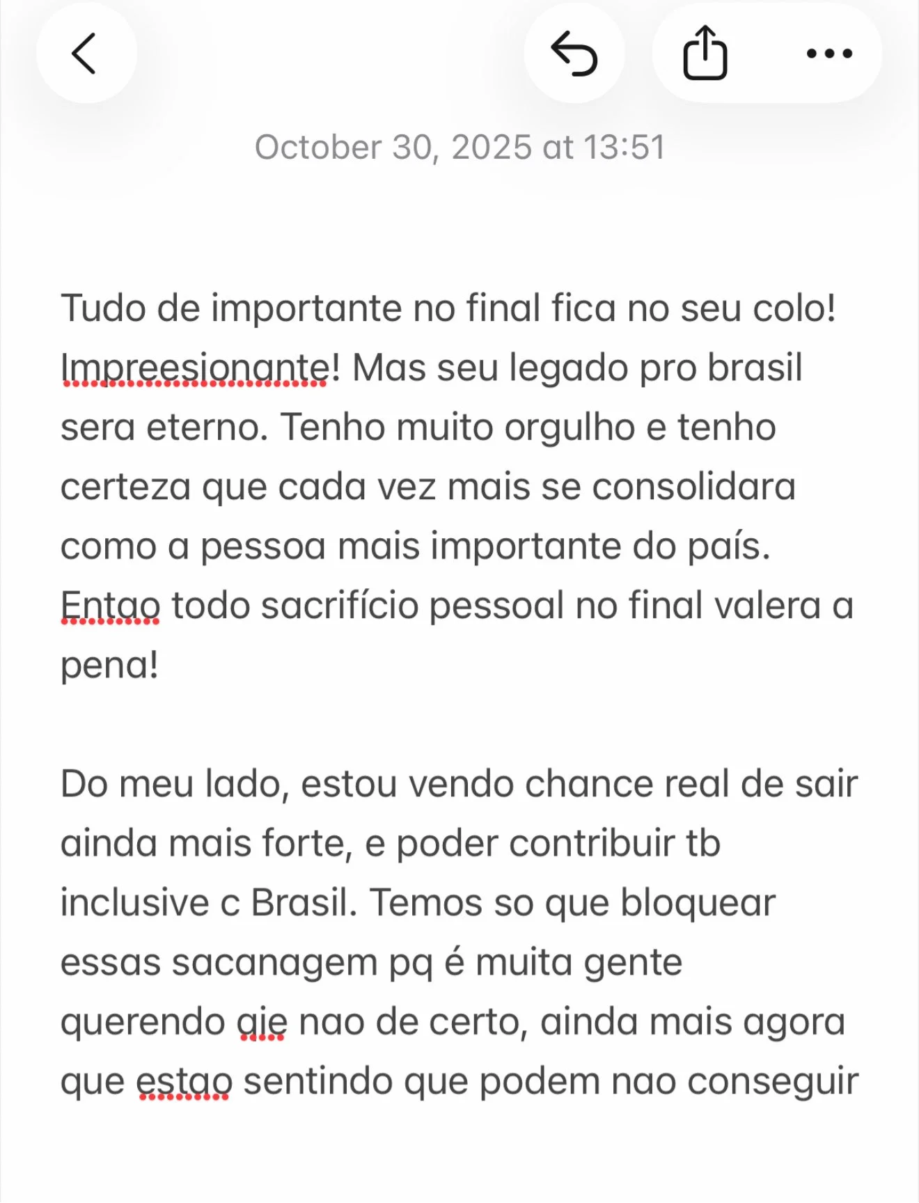 Bloco de notas de Daniel Vorcaro