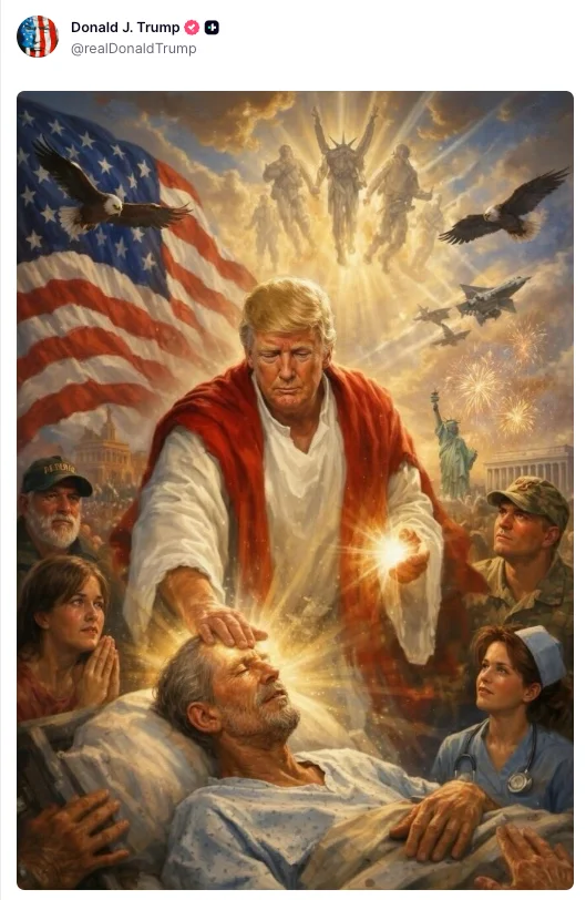 Postagem de trump no Truth Social