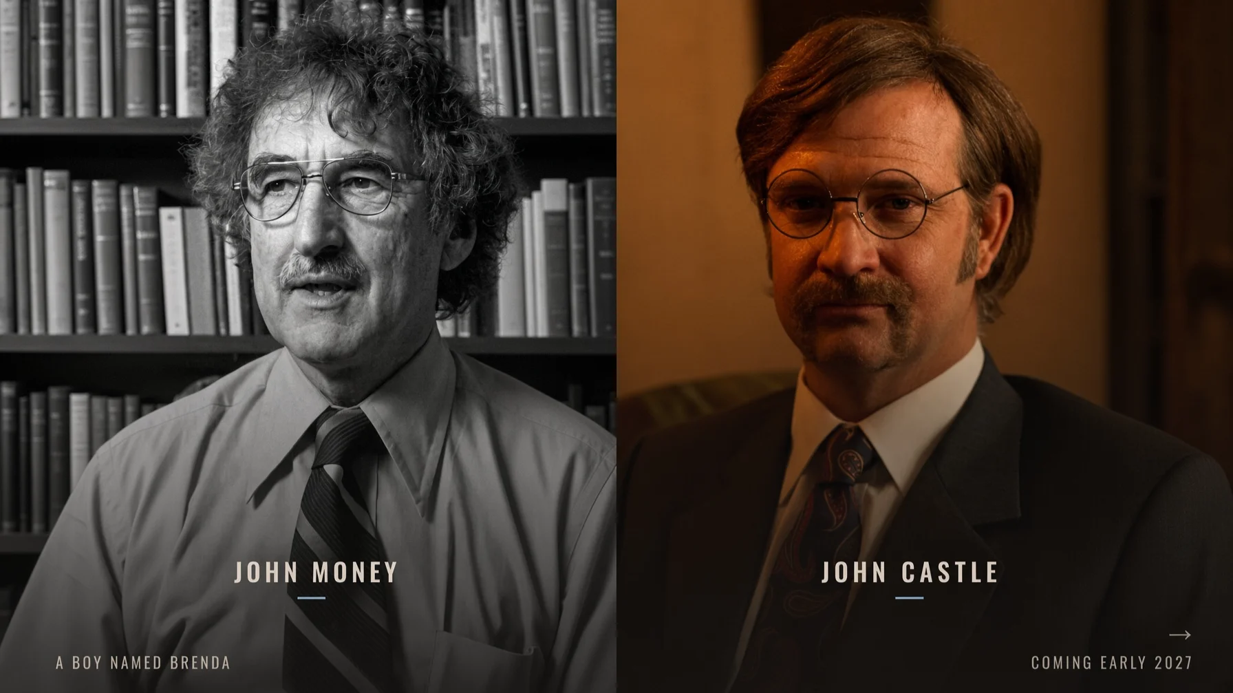 John Money foi interpretado por John Castle no novo filme da Brasil Paralelo
