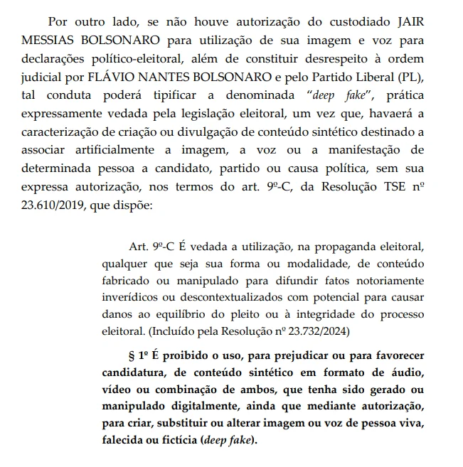 Despacho do STF