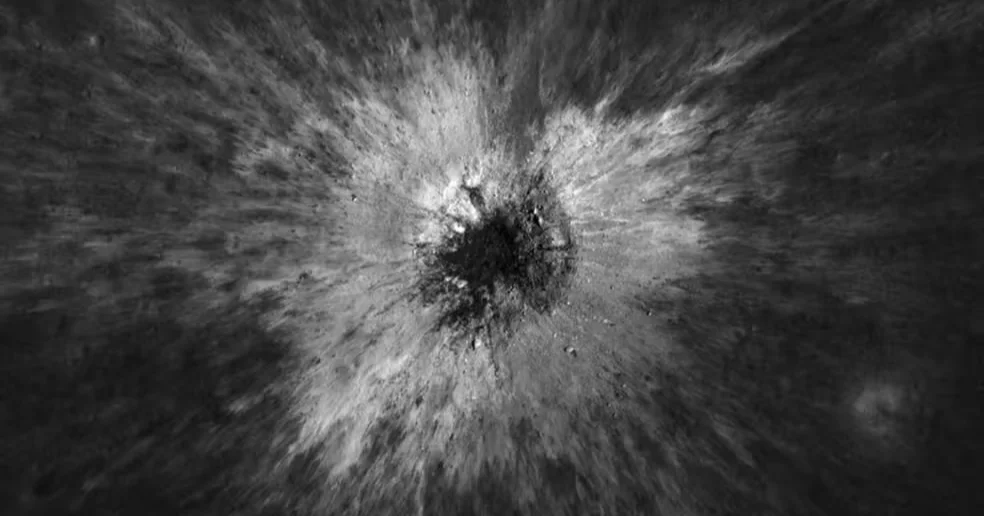 Cover image for Moon’s Vast New Crater Sharpens the Risk Picture for Future Missions