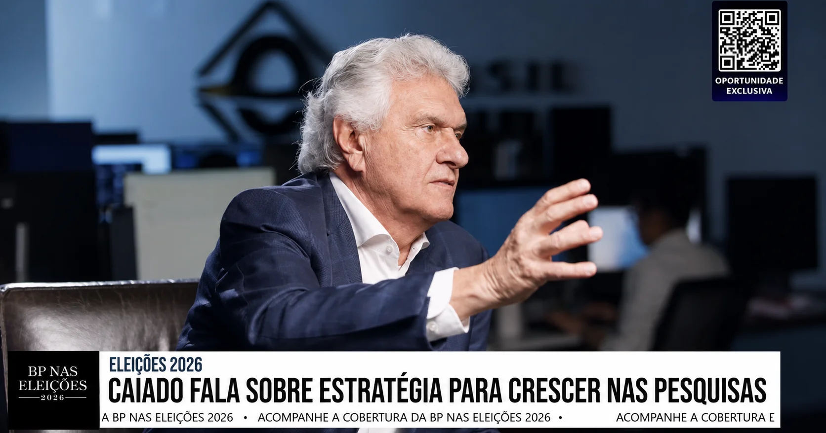 Cover image for Caiado mira Lula e Flávio: eleição não pode ser sobre o “menos corrupto”