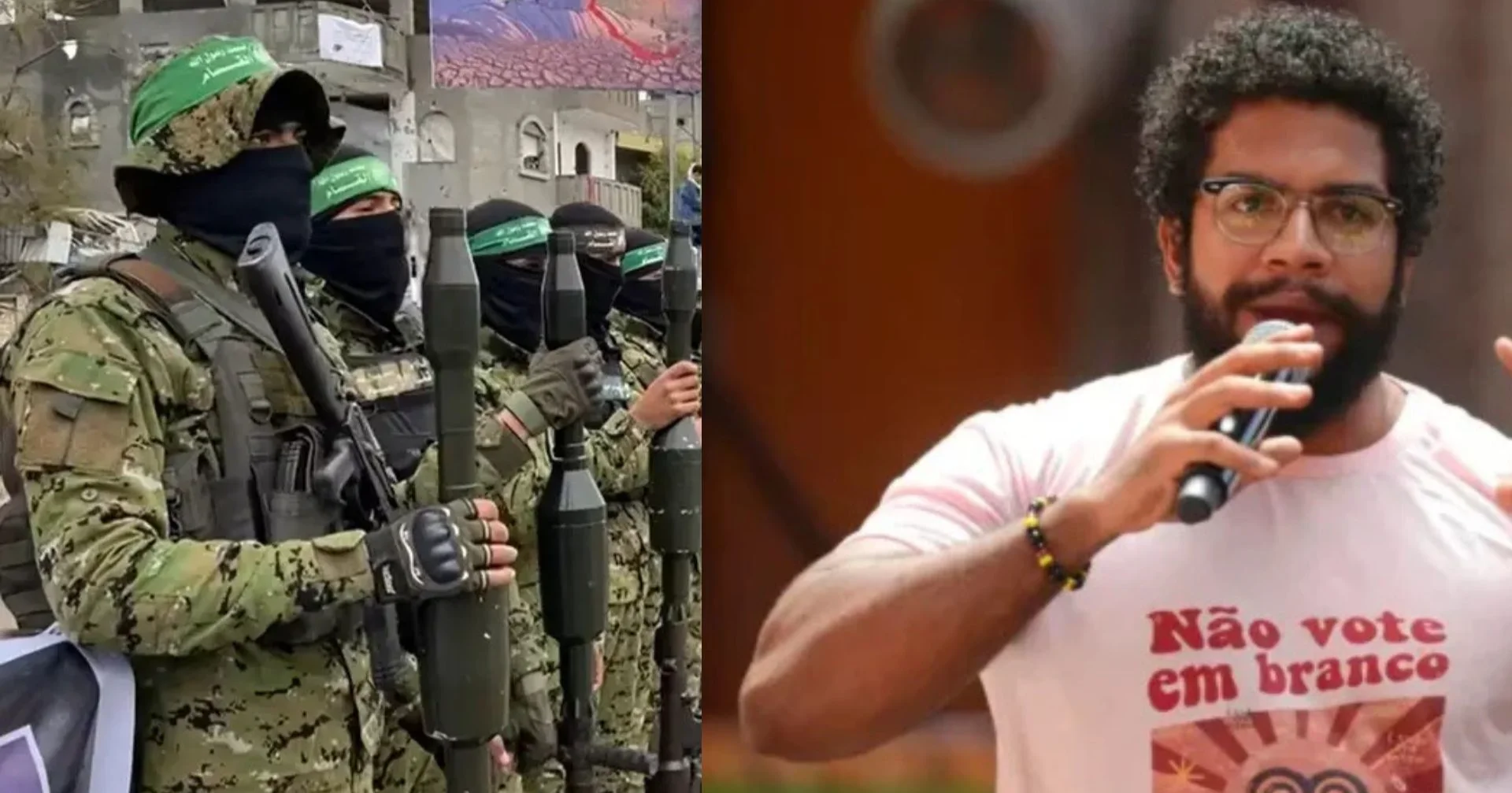 Influenciador defende o Hamas e pede a destruição de Israel durante debate
