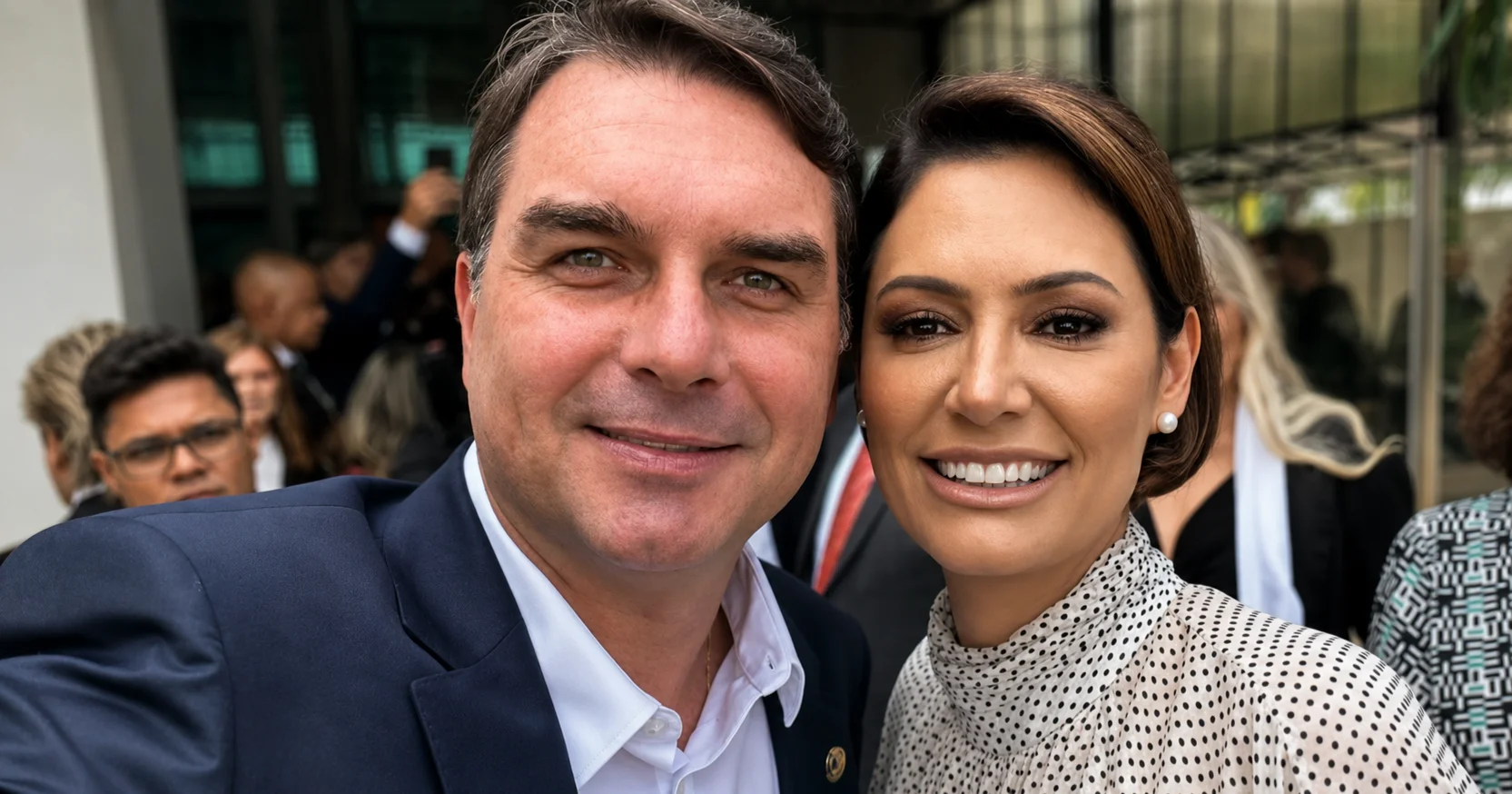 Michelle Bolsonaro acusa Flávio Bolsonaro de humilhação e desrespeito